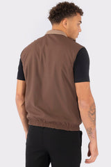 THE LINNEN DUBBELZIJDIG GILET - Vibes Fashion
