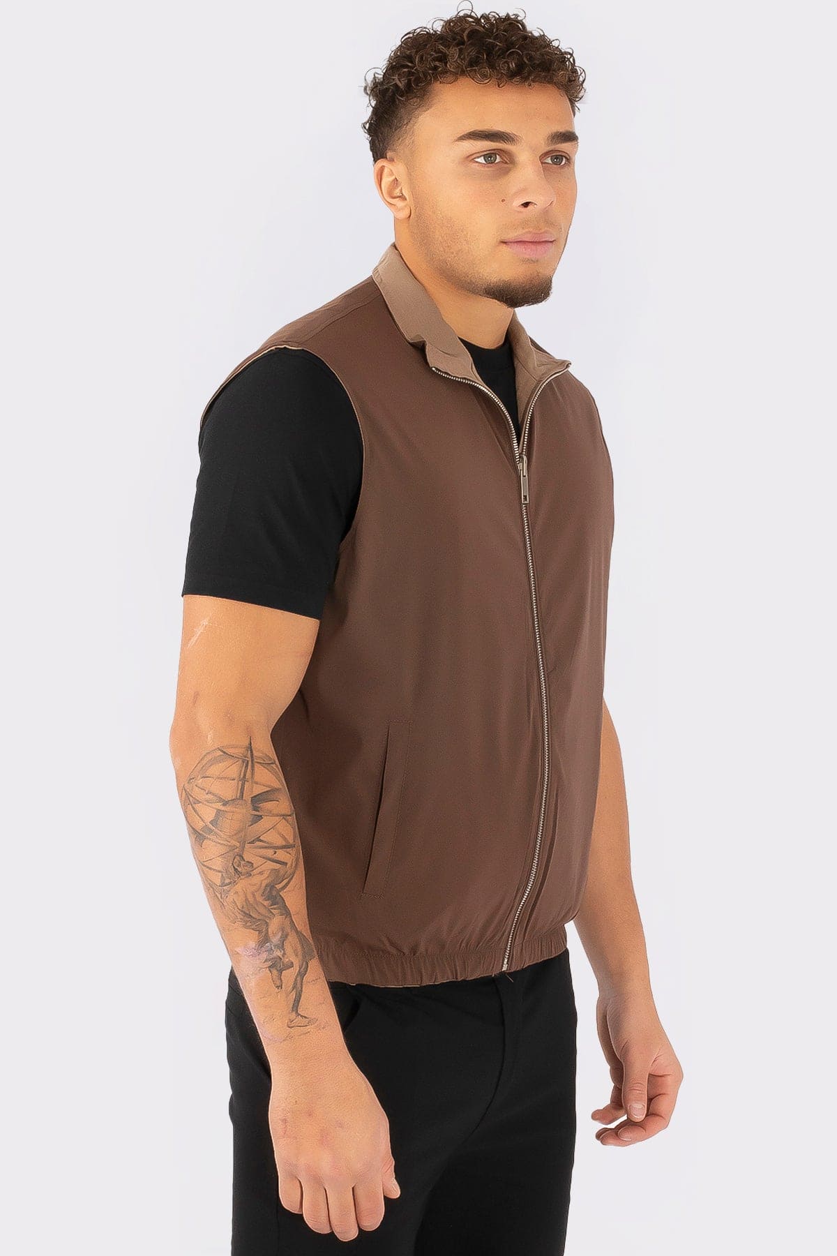 THE LINNEN DUBBELZIJDIG GILET - Vibes Fashion