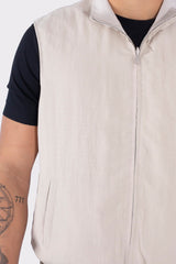 THE LINNEN DUBBELZIJDIG GILET - Vibes Fashion