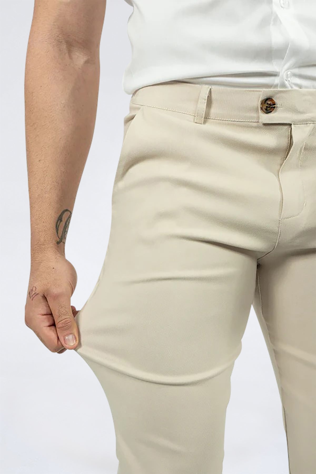 THE LONDON STRETCH PANTALON - Vibes Fashion