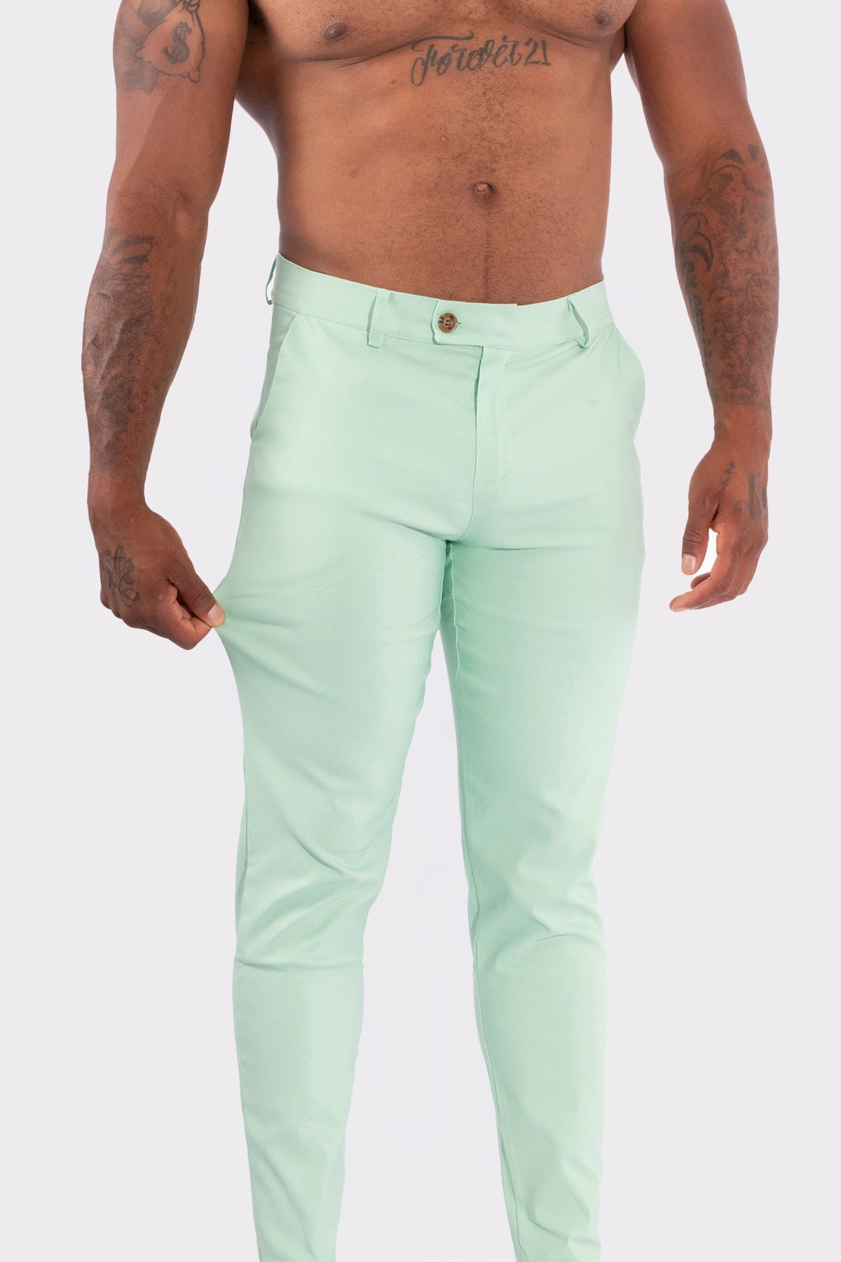 THE LONDON STRETCH PANTALON - Vibes Fashion