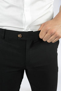 THE LONDON STRETCH PANTALON - Vibes Fashion