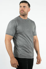 THE LUCA - KNITTED SLIM FIT T-SHIRT - Vibes Fashion