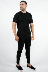 THE LUCA - KNITTED SLIM FIT T-SHIRT - Vibes Fashion