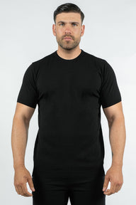 THE LUCA - KNITTED SLIM FIT T-SHIRT - Vibes Fashion