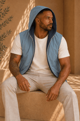 THE LUCIO HOODED GILET - Vibes Fashion