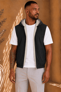 THE LUCIO HOODED GILET - Vibes Fashion