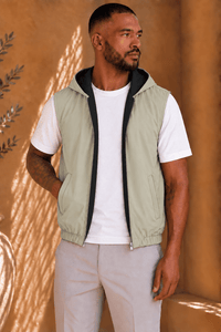 THE LUCIO HOODED GILET - Vibes Fashion