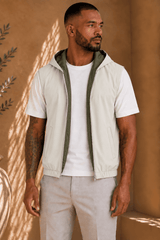 THE LUCIO HOODED GILET - Vibes Fashion