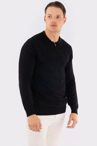 THE LUVIANO ZIPPED SWEATER - Vibes Fashion