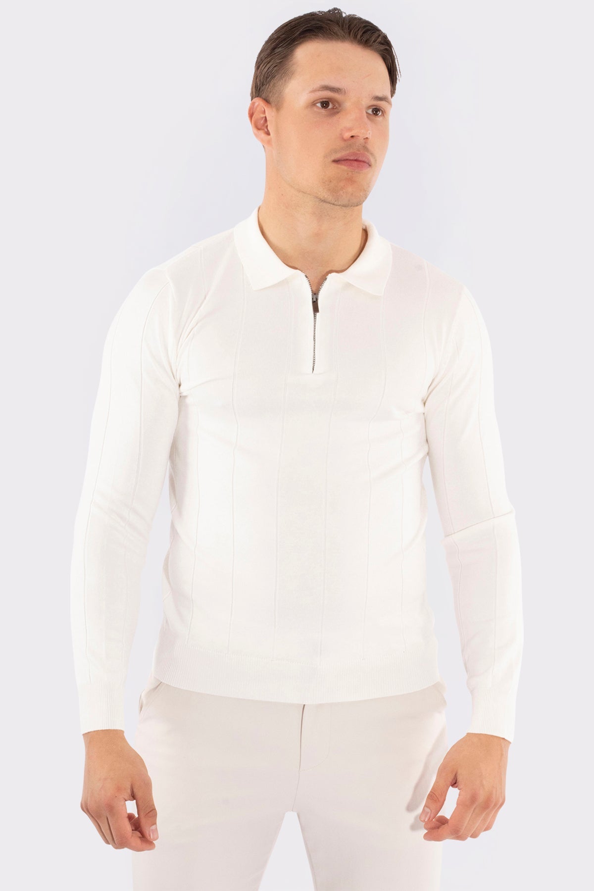 THE LUVIANO ZIPPED SWEATER - Vibes Fashion