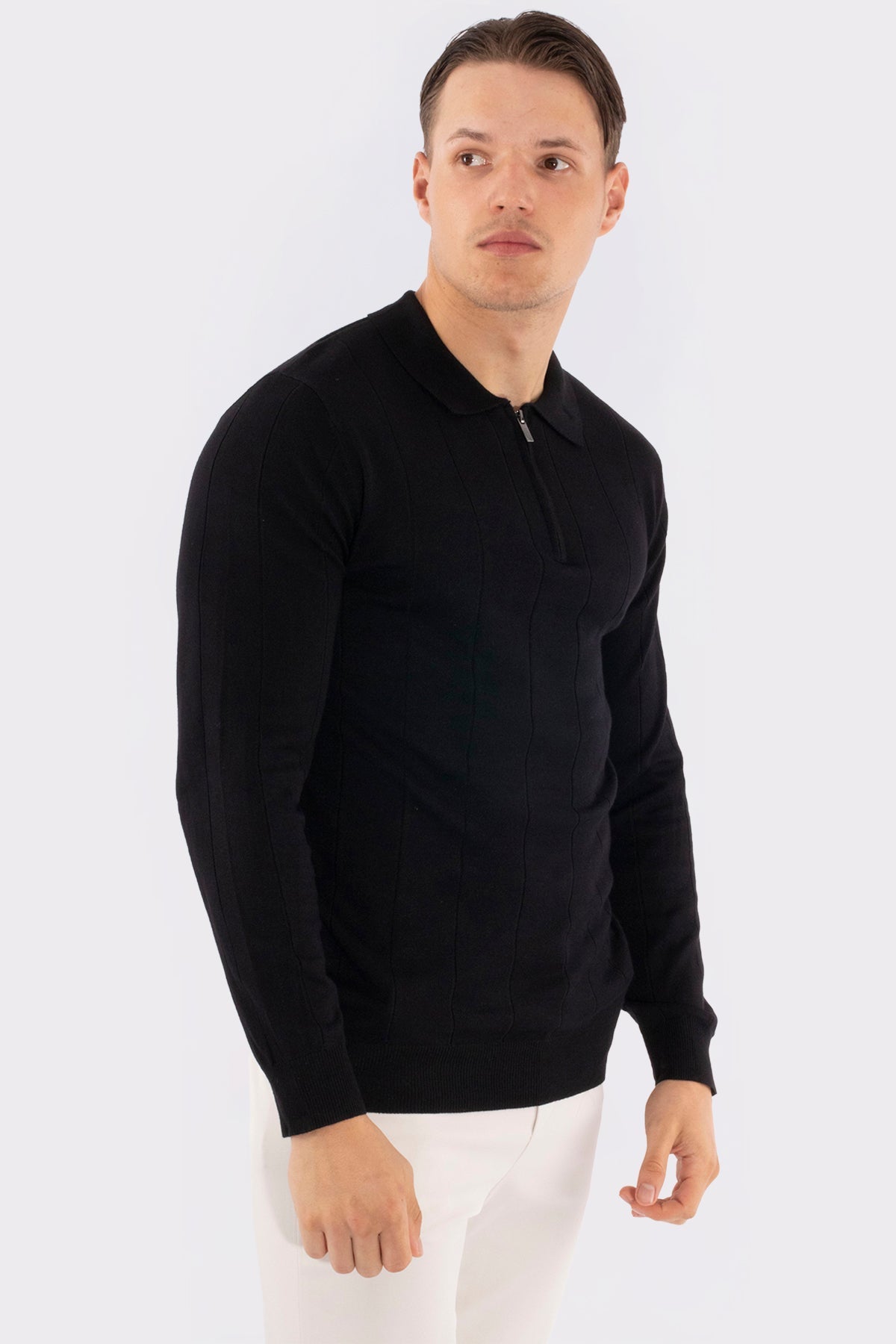 THE LUVIANO ZIPPED SWEATER - Vibes Fashion