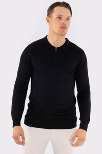 THE LUVIANO ZIPPED SWEATER - Vibes Fashion