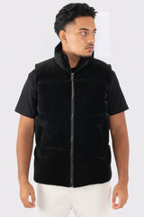 THE LUXE SATIN PUFFER BODYWARMER - Vibes Fashion