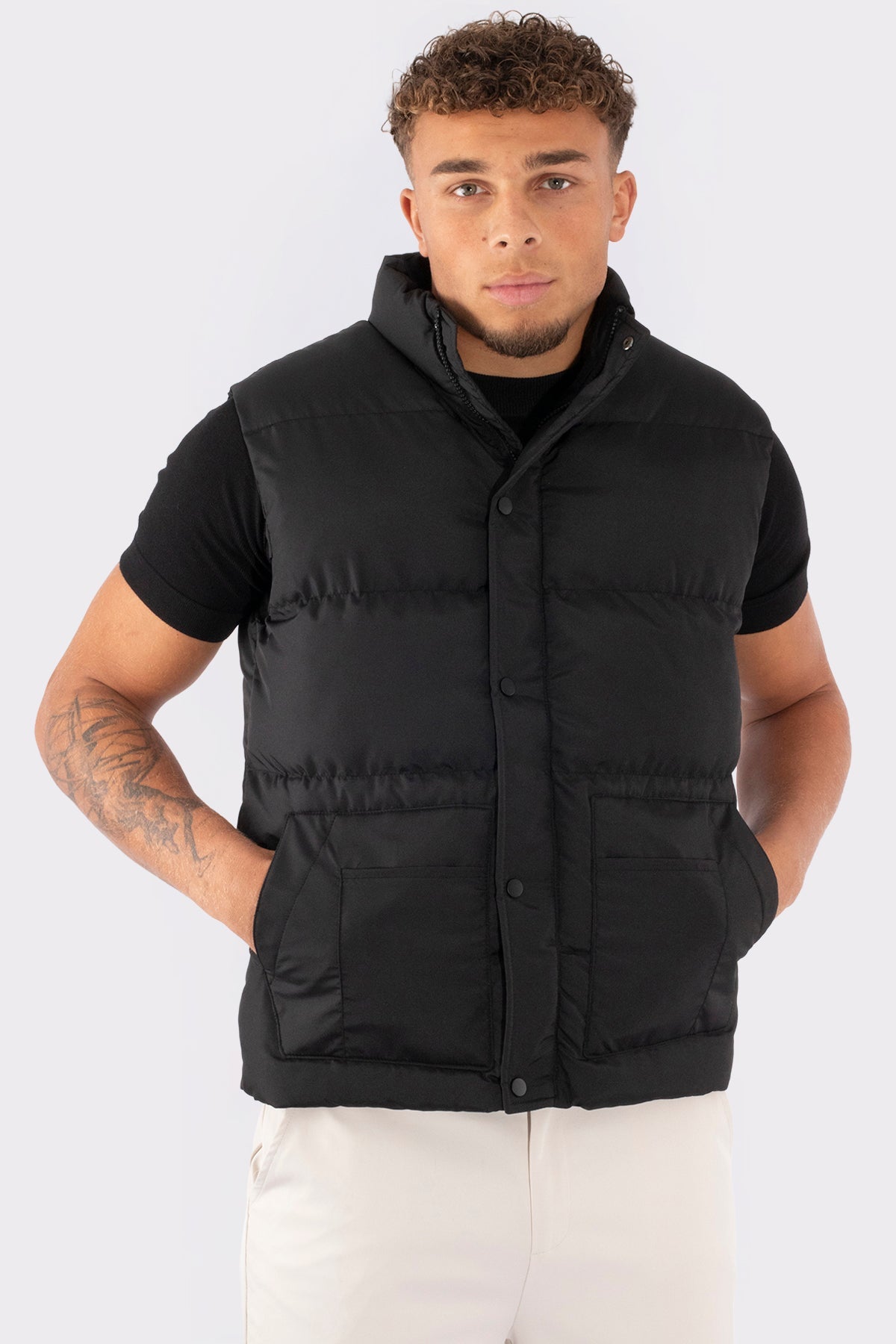 THE LYON ZIPPED BODYWARMER - Vibes Fashion