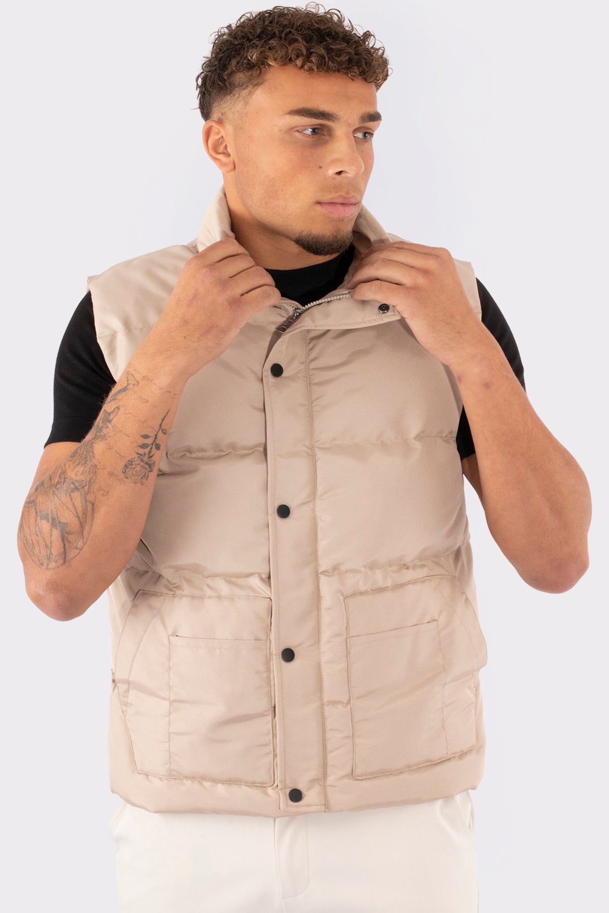 THE LYON ZIPPED BODYWARMER - Vibes Fashion