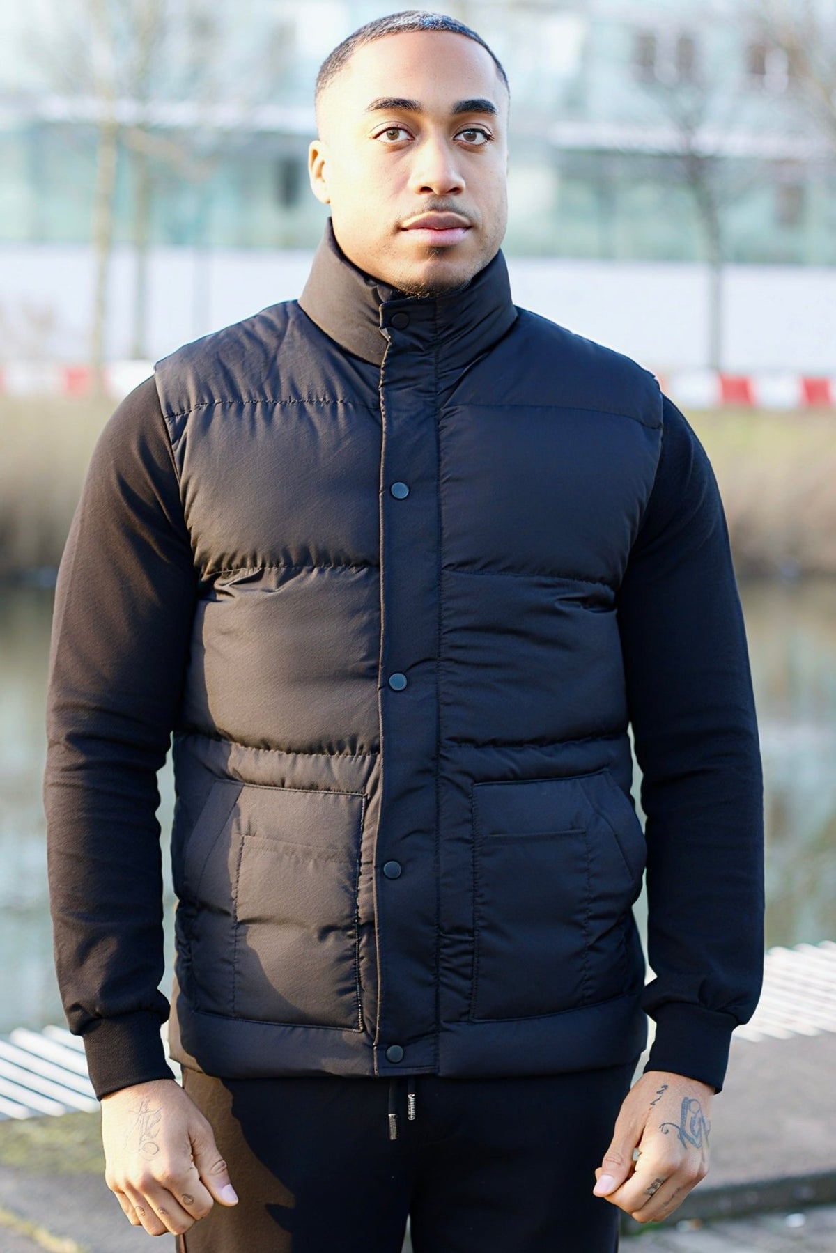 THE LYON ZIPPED BODYWARMER - Vibes Fashion