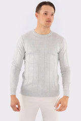 THE MAISON KNITTED CREWNECK SWEATER - Vibes Fashion