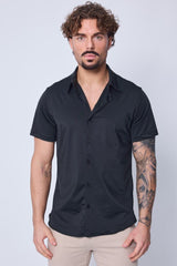 THE MENDOZA GLANS SUPER STRETCH OVERHEMD - Vibes Fashion
