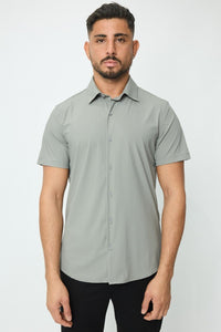 THE MENDOZA GLANS SUPER STRETCH OVERHEMD - Vibes Fashion