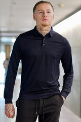THE MENDOZA SMART POLO LONG SLEEVE - Vibes Fashion