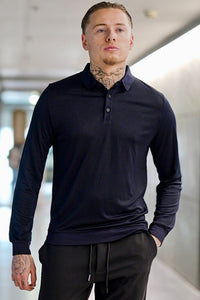 THE MENDOZA SMART POLO LONG SLEEVE - Vibes Fashion
