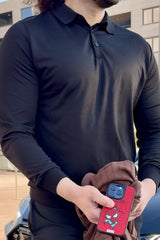 THE MENDOZA SMART POLO LONG SLEEVE - Vibes Fashion