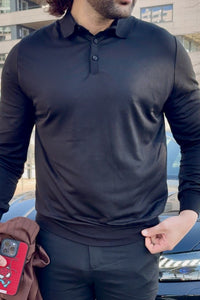 THE MENDOZA SMART POLO LONG SLEEVE - Vibes Fashion