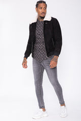 THE MONDAVIO FUR COLLAR JACKET - Vibes Fashion