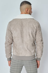 THE MONDAVIO FUR COLLAR JACKET - Vibes Fashion