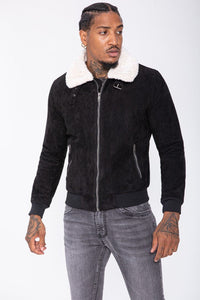 THE MONDAVIO FUR COLLAR JACKET - Vibes Fashion
