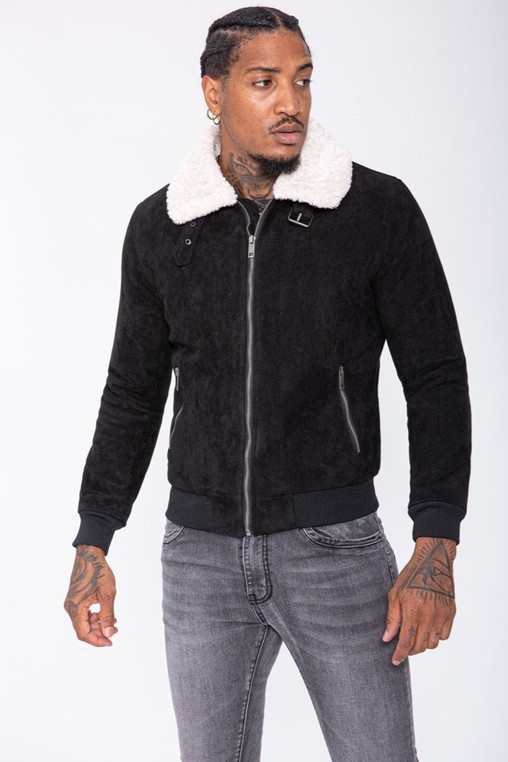 THE MONDAVIO FUR COLLAR JACKET - Vibes Fashion