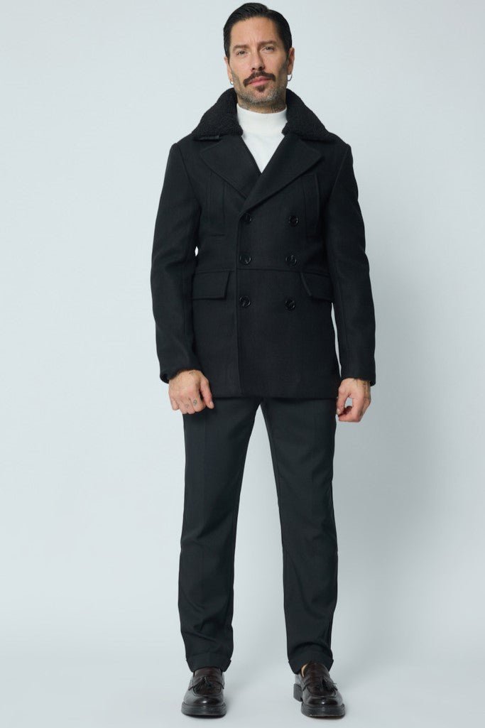 THE MOSLEY FUR PEACOAT - Vibes Fashion
