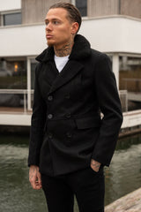 THE MOSLEY FUR PEACOAT - Vibes Fashion