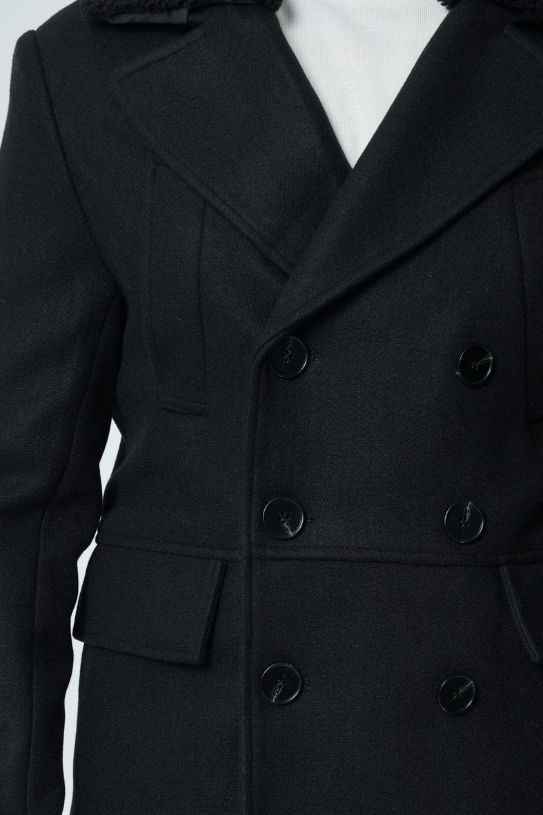 THE MOSLEY FUR PEACOAT - Vibes Fashion