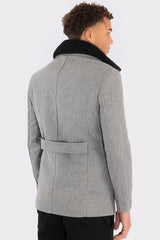 THE MOSLEY FUR PEACOAT - Vibes Fashion