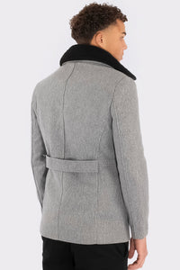 THE MOSLEY FUR PEACOAT - Vibes Fashion