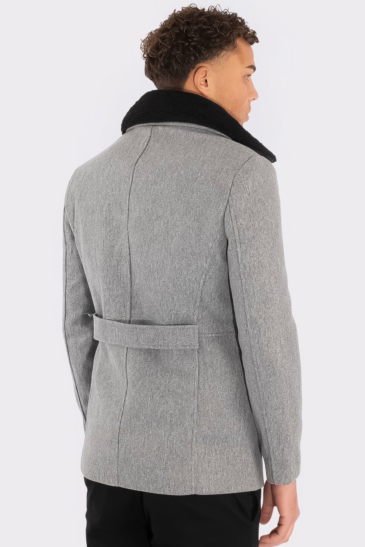 THE MOSLEY FUR PEACOAT - Vibes Fashion