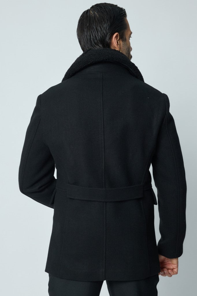 THE MOSLEY FUR PEACOAT - Vibes Fashion