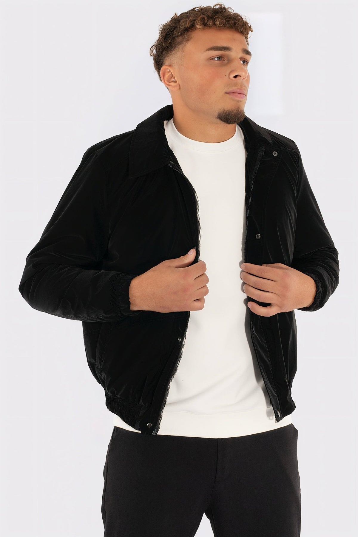 THE NAPLES SATIN JACKET - Vibes Fashion