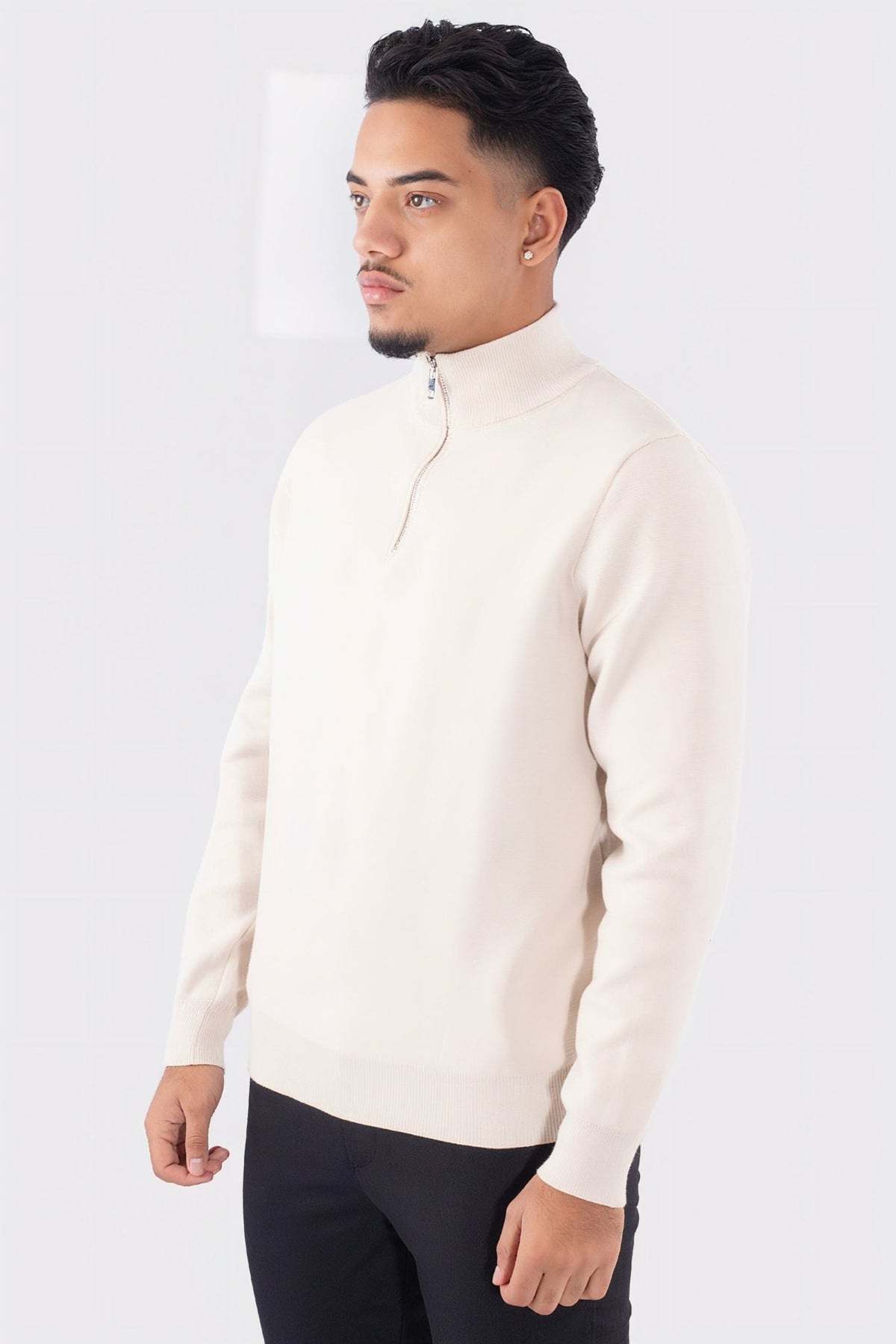 THE OSLO KNIT HALF-ZIP - Vibes Fashion