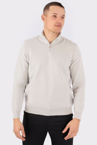 THE OSLO KNIT HALF-ZIP - Vibes Fashion