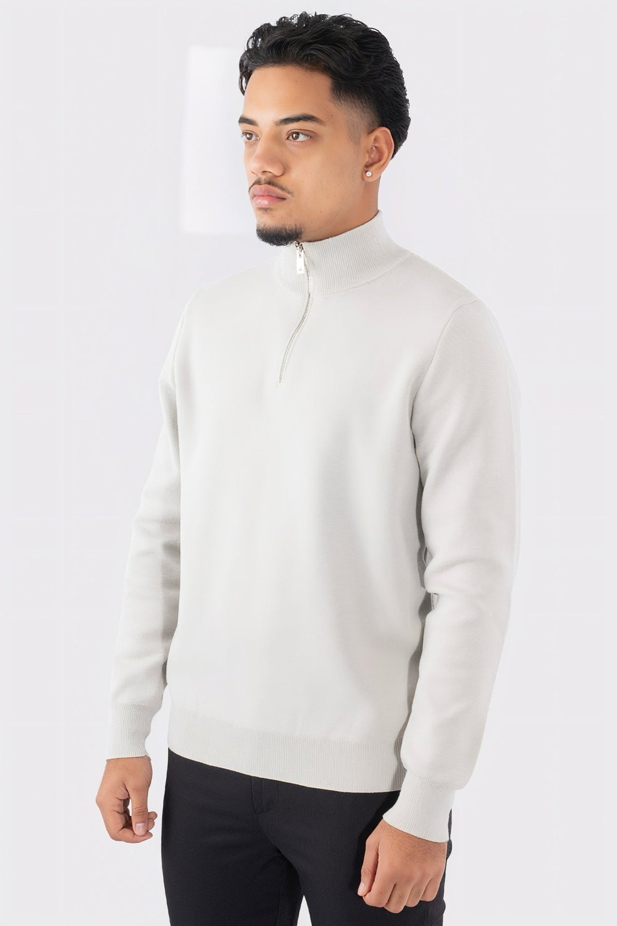 THE OSLO KNIT HALF-ZIP - Vibes Fashion
