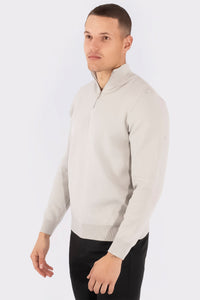 THE OSLO KNIT HALF-ZIP - Vibes Fashion
