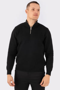 THE OSLO KNIT HALF-ZIP - Vibes Fashion