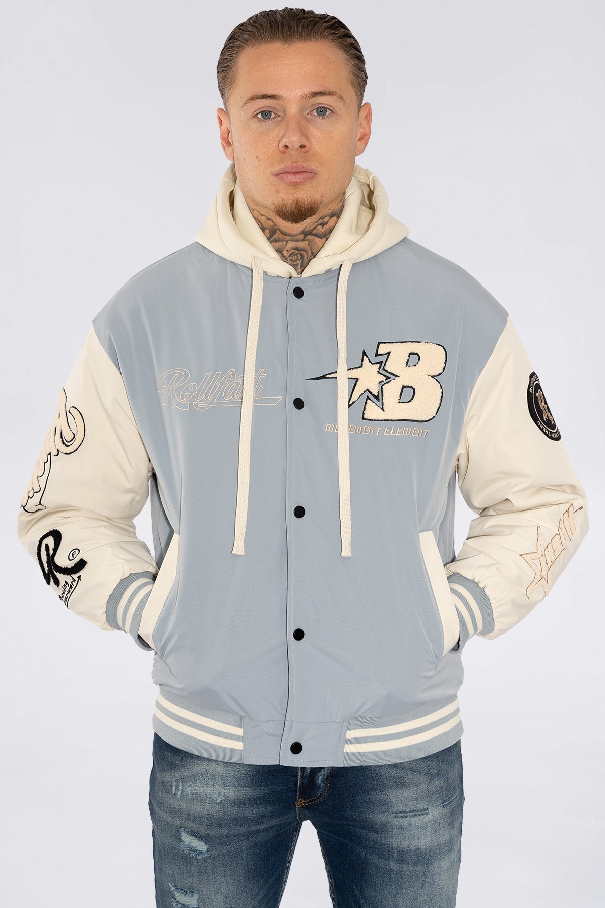 THE RELLFAST HOODED BASEBALL JACKET - Vibes Fashion