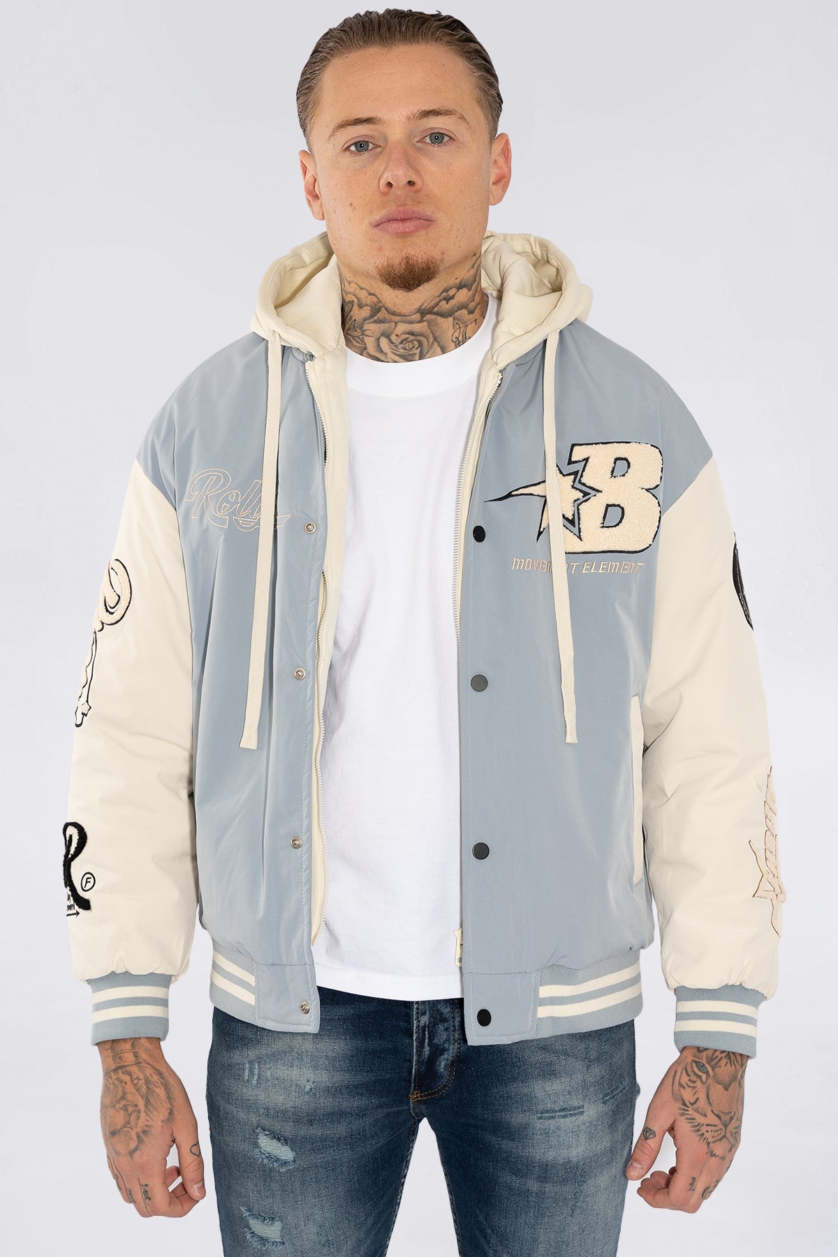 THE RELLFAST HOODED BASEBALL JACKET - Vibes Fashion