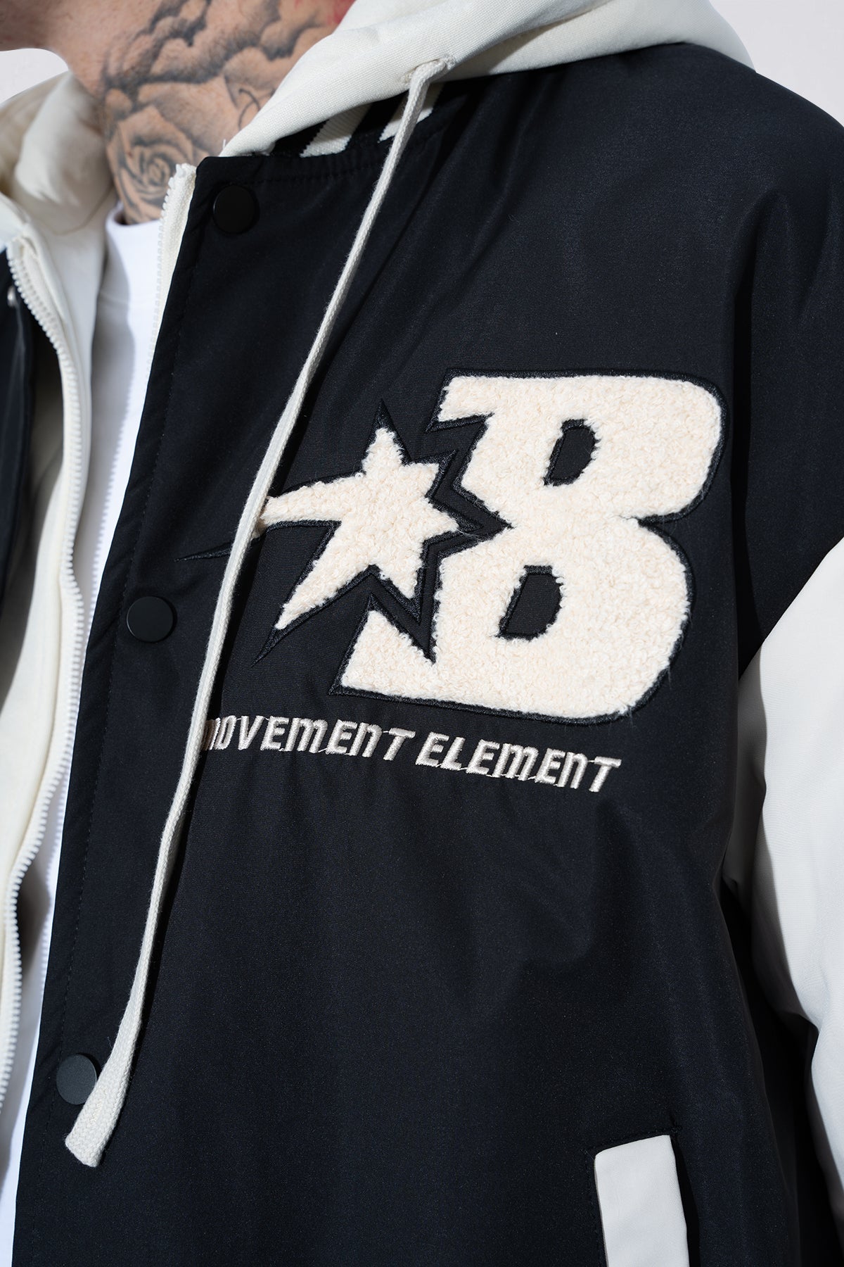 THE RELLFAST HOODED BASEBALL JACKET - Vibes Fashion