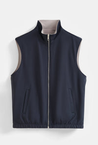 THE SANTINO REVERSIBLE GILET - Vibes Fashion