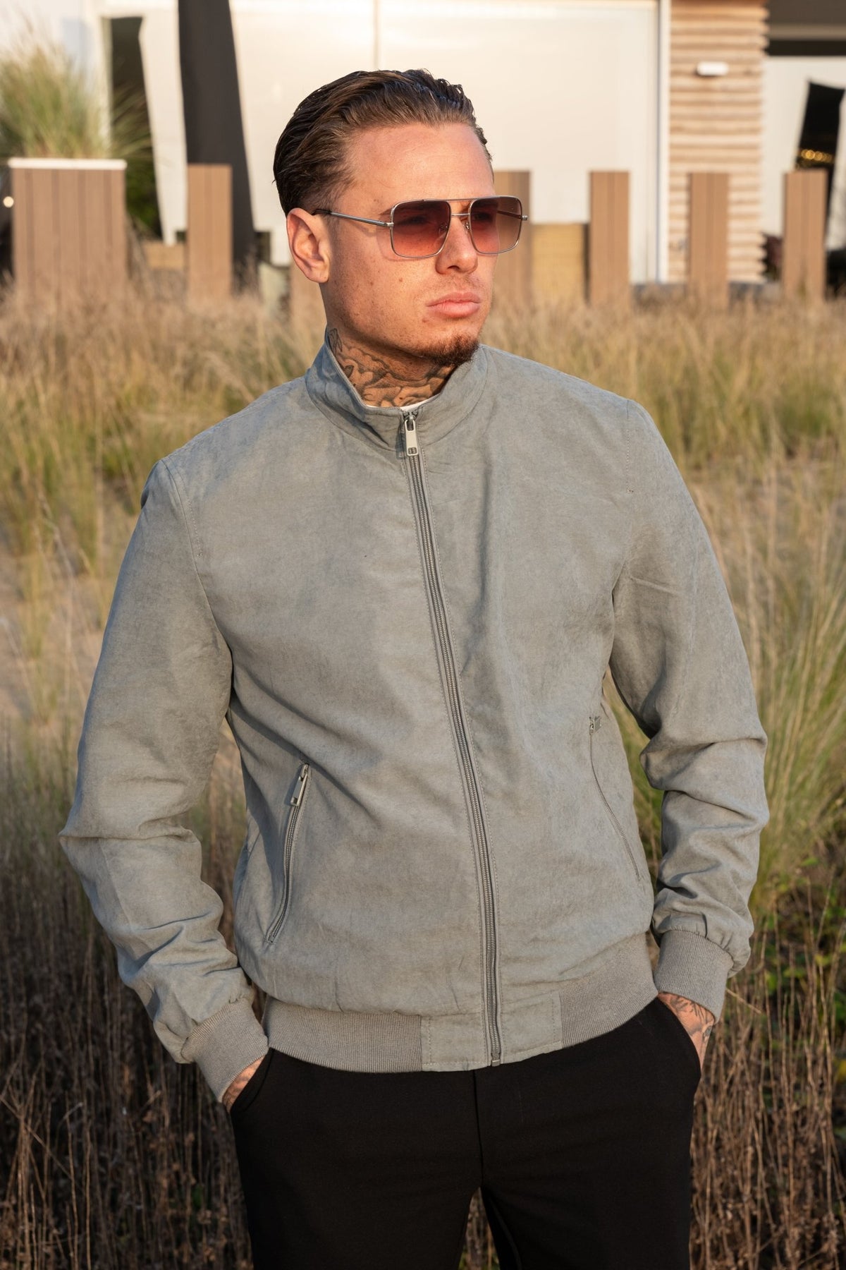 THE SICILY SUEDE JAS - Vibes Fashion